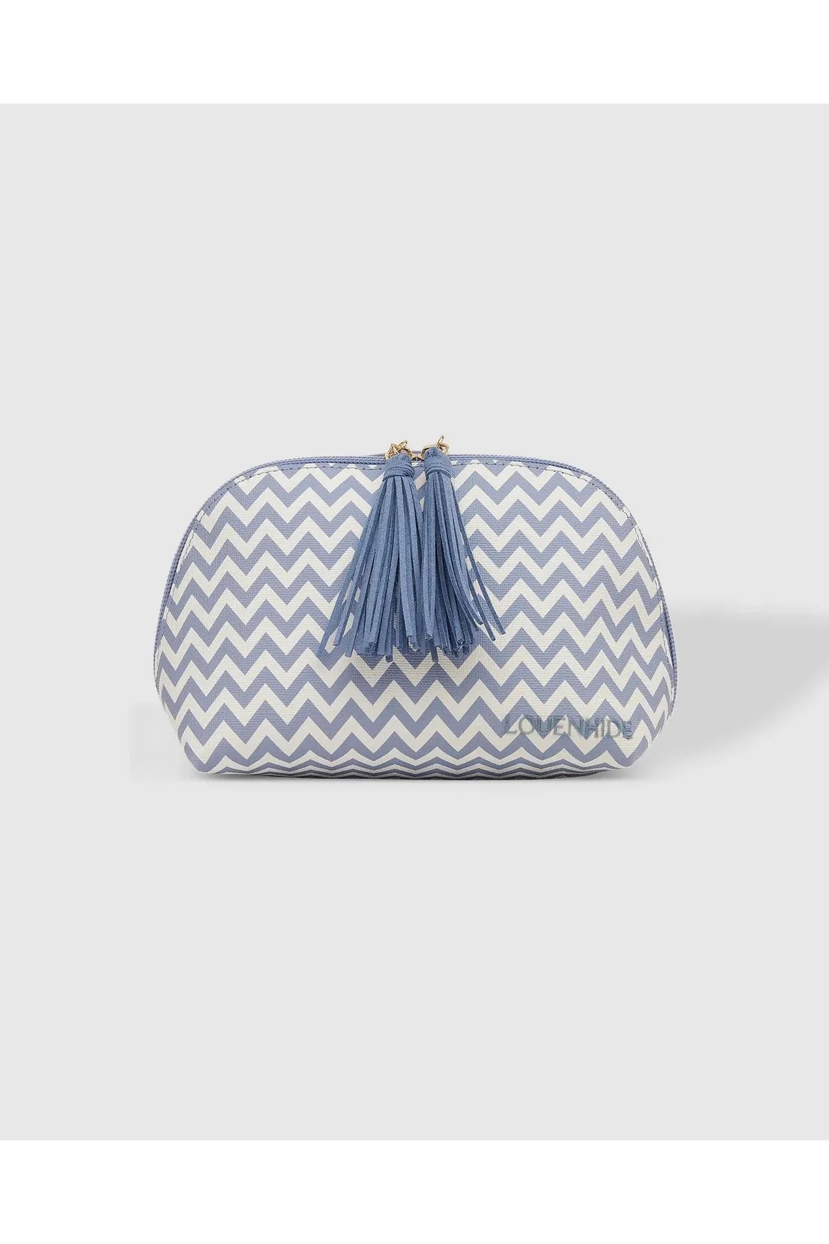 Louenhide Baby Audrey Makeup Bag Chevron Jacaranda