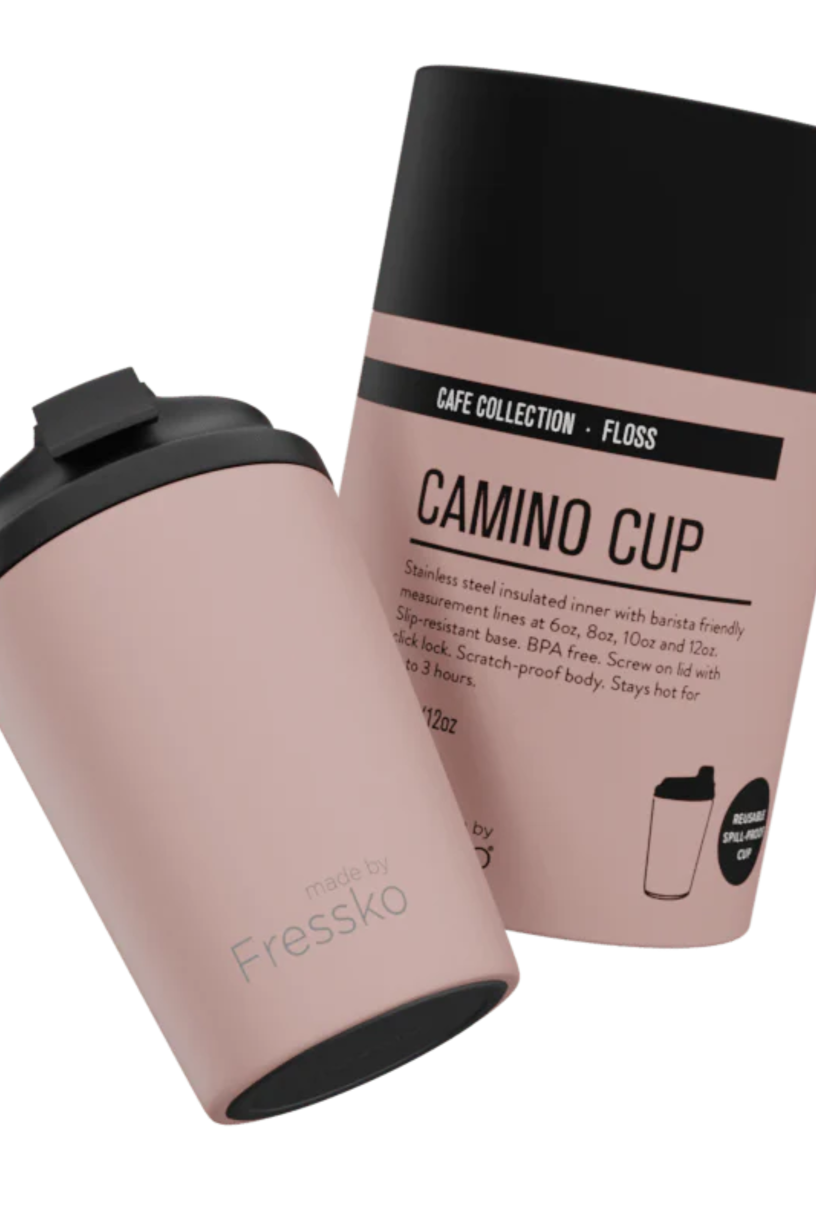 Fressko Reusable Cup Camino 12oz - 7 Colours