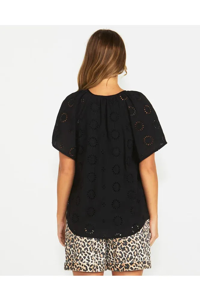 Sass Kirby Top Black