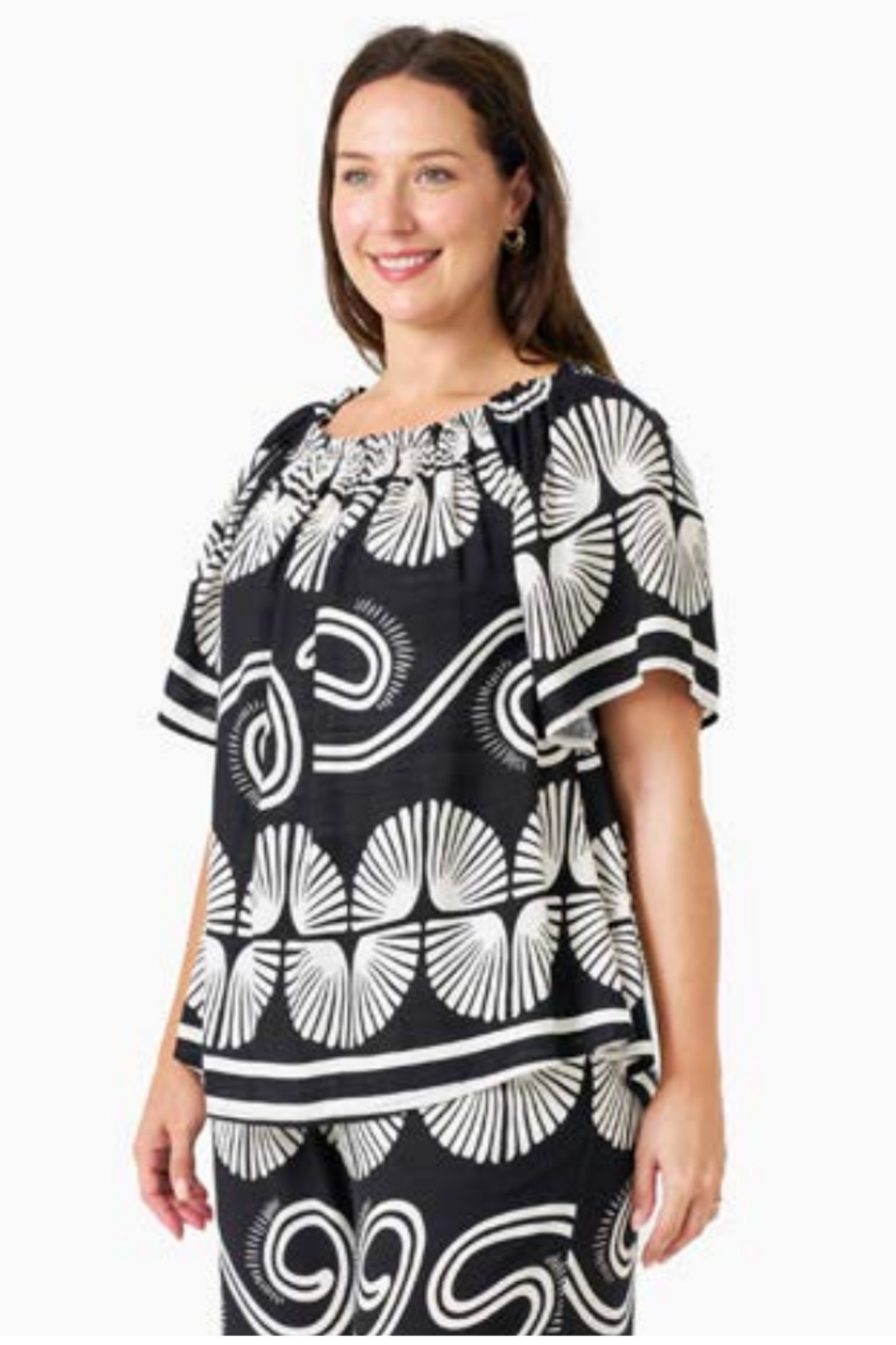 Iona Monochrome Top