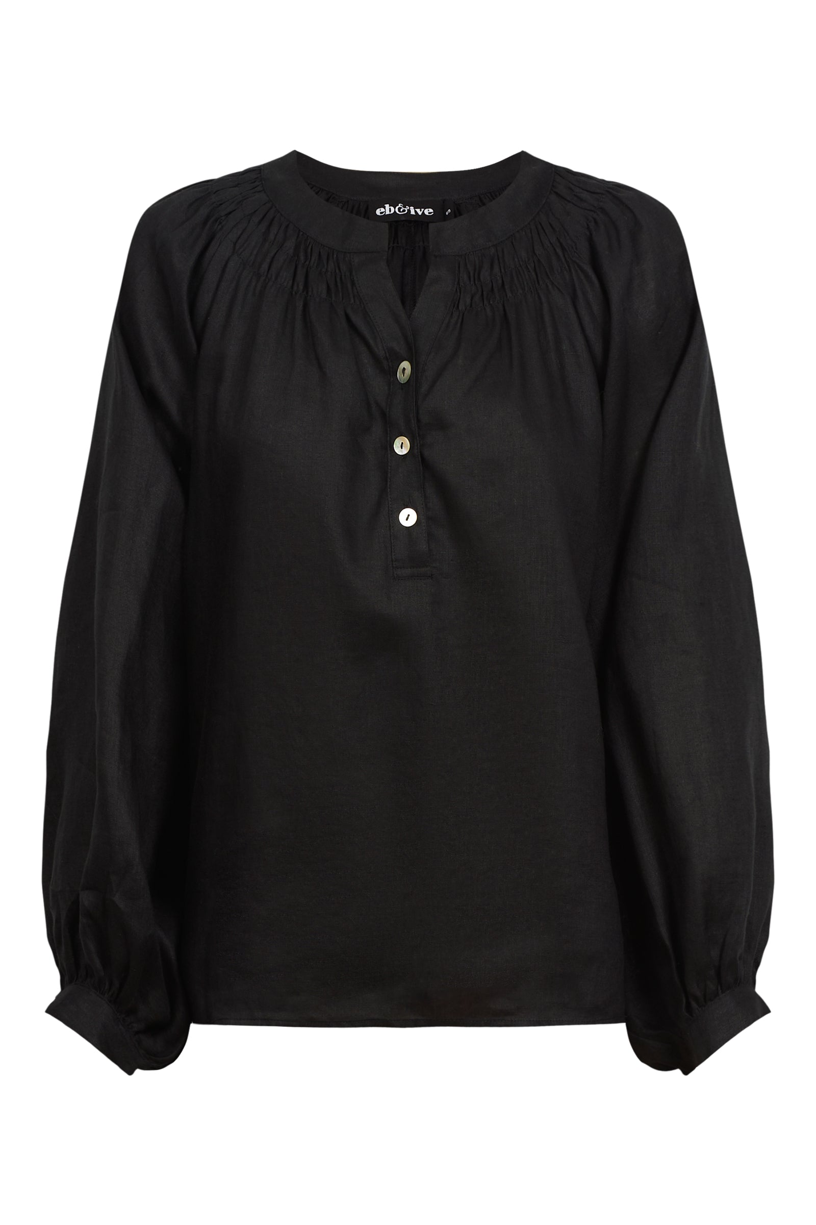 Eb and Ive Nama Blouse Ebony