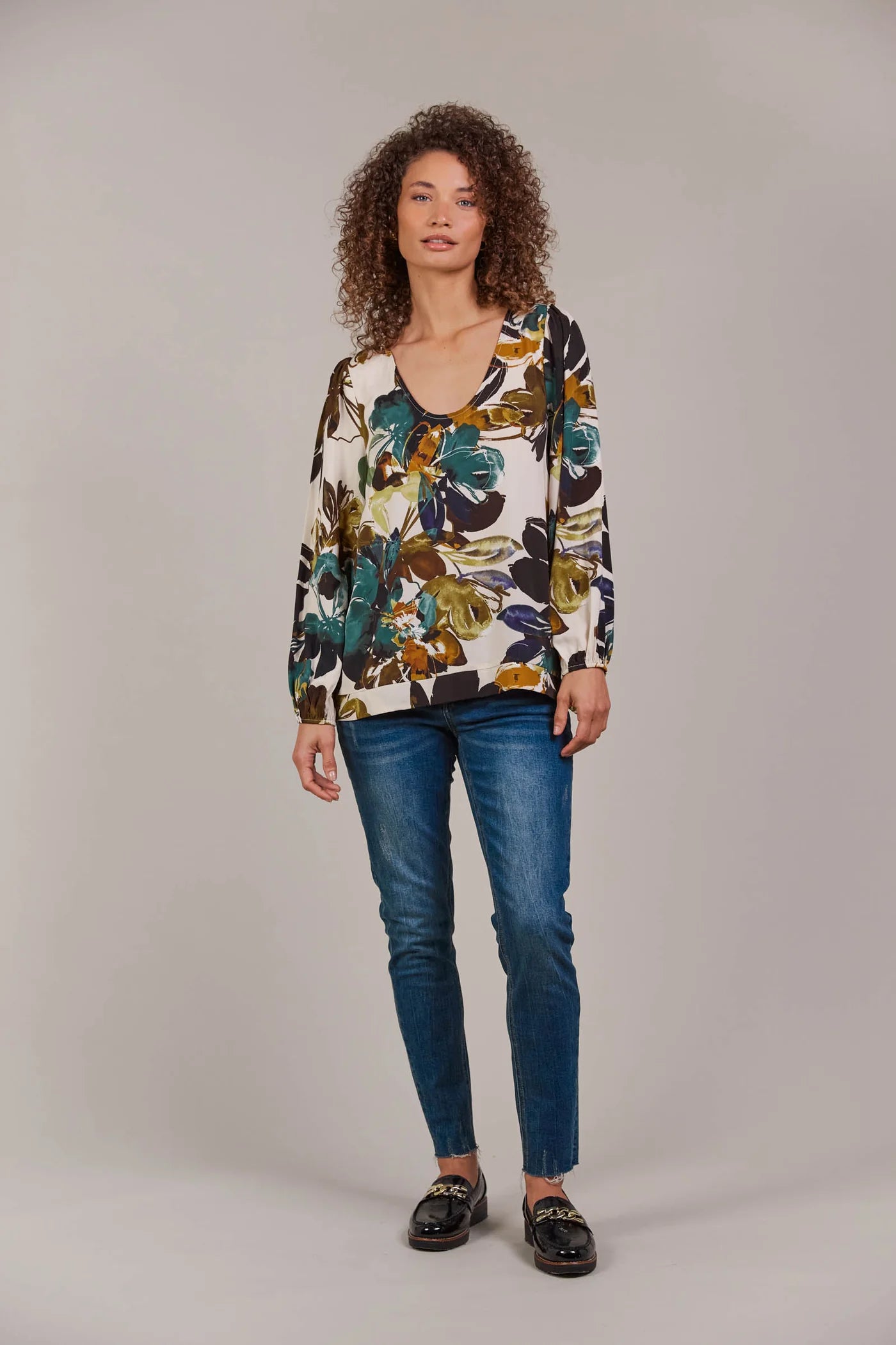 Eb and Ive Elsie Top Botanical Top Botanical Tusk