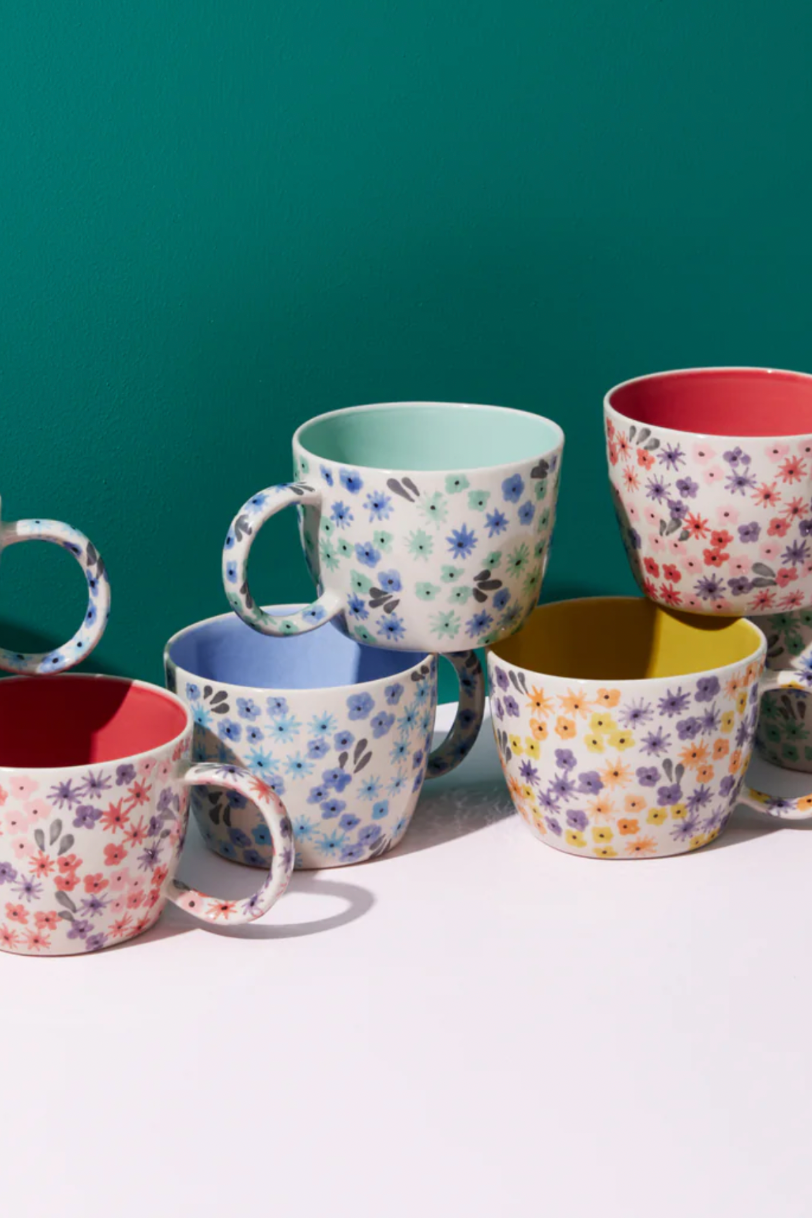 Ditsy Mug - 4 Colours