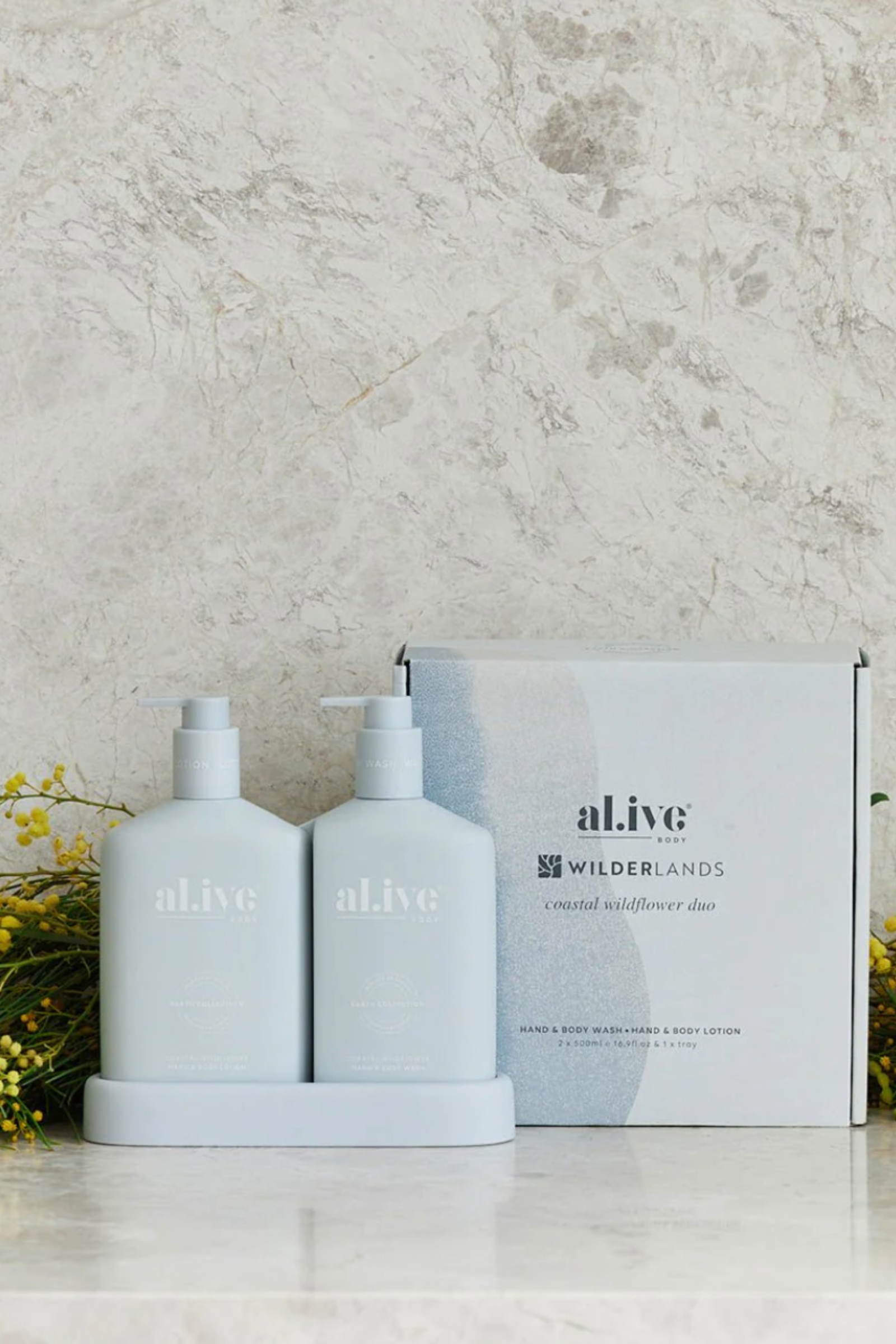 al.ive Coastal Wildflower Wash and Lotion Duo