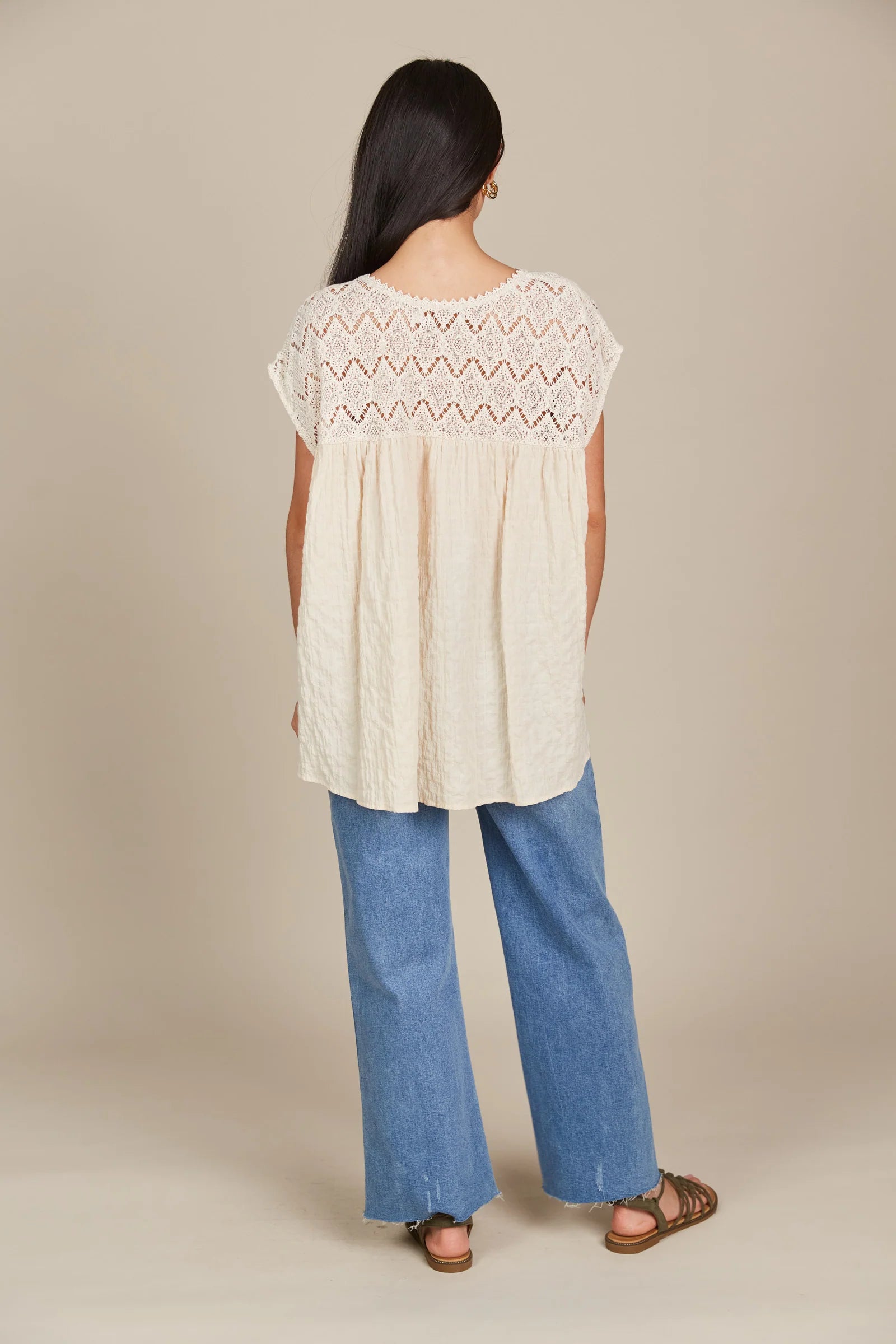 Isle of Mine Fleur Relaxed Top Canvas