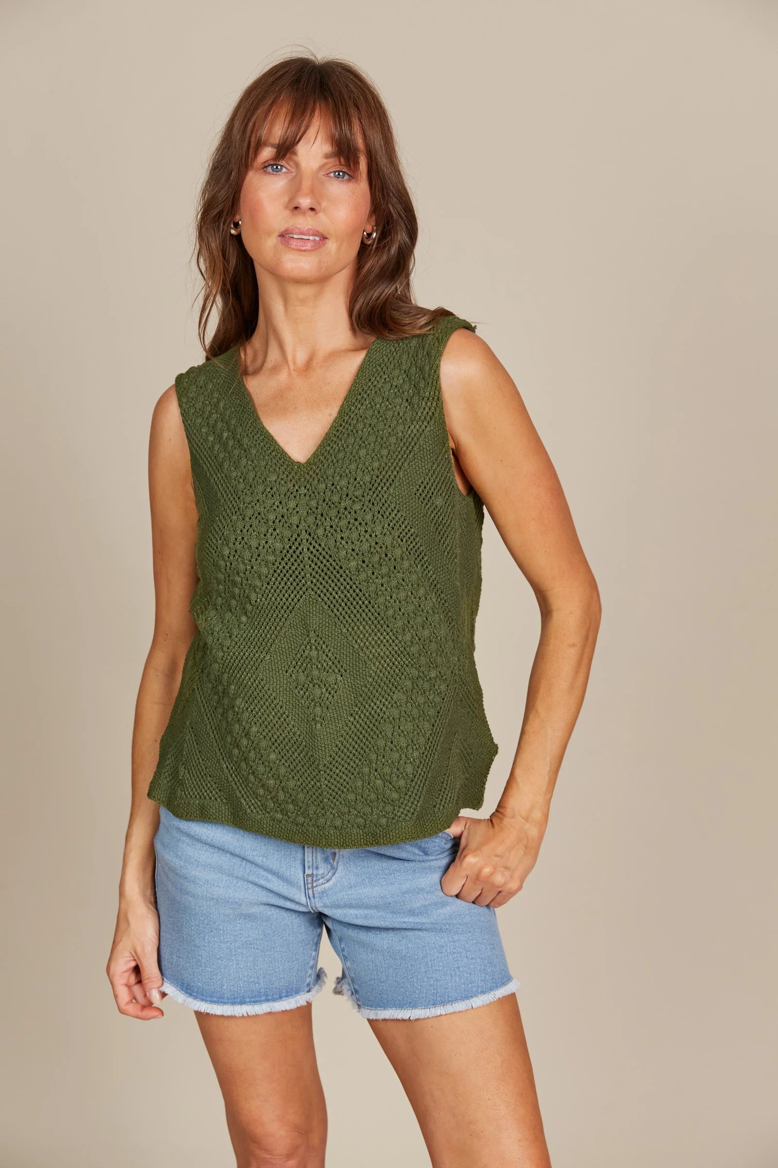 Isle of Mine Sylvie Top Olive