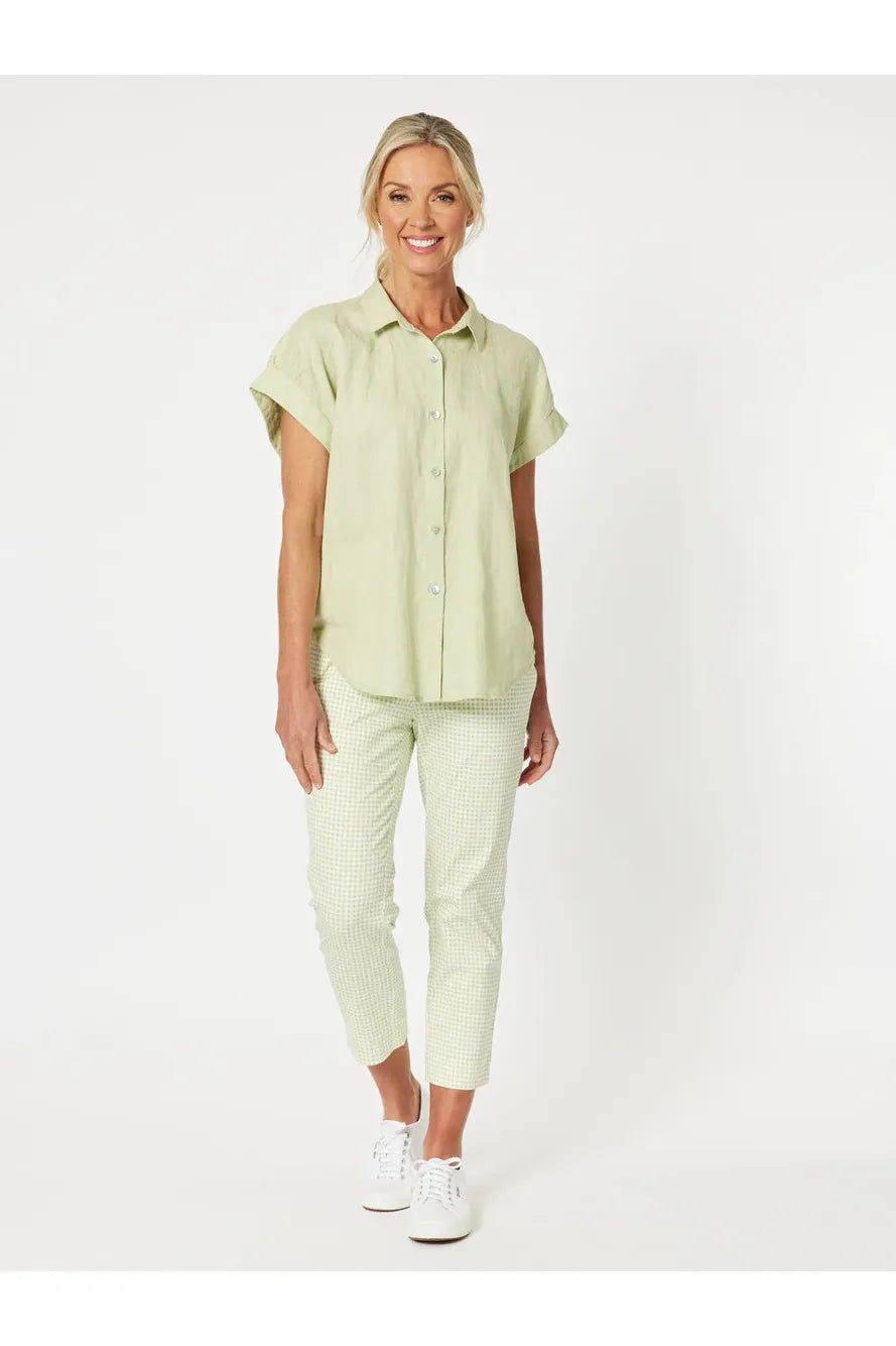 Gordon Smith Carter Check Pant Celery