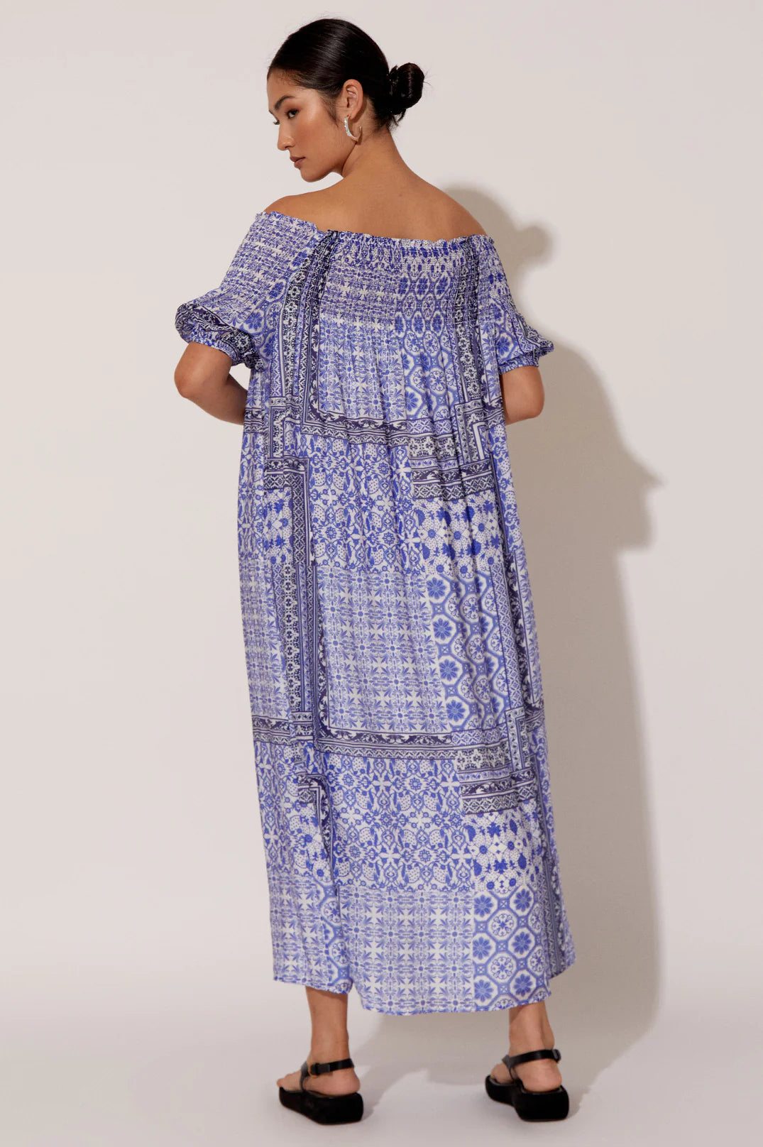 Adorne Ezra Patchwork Dress