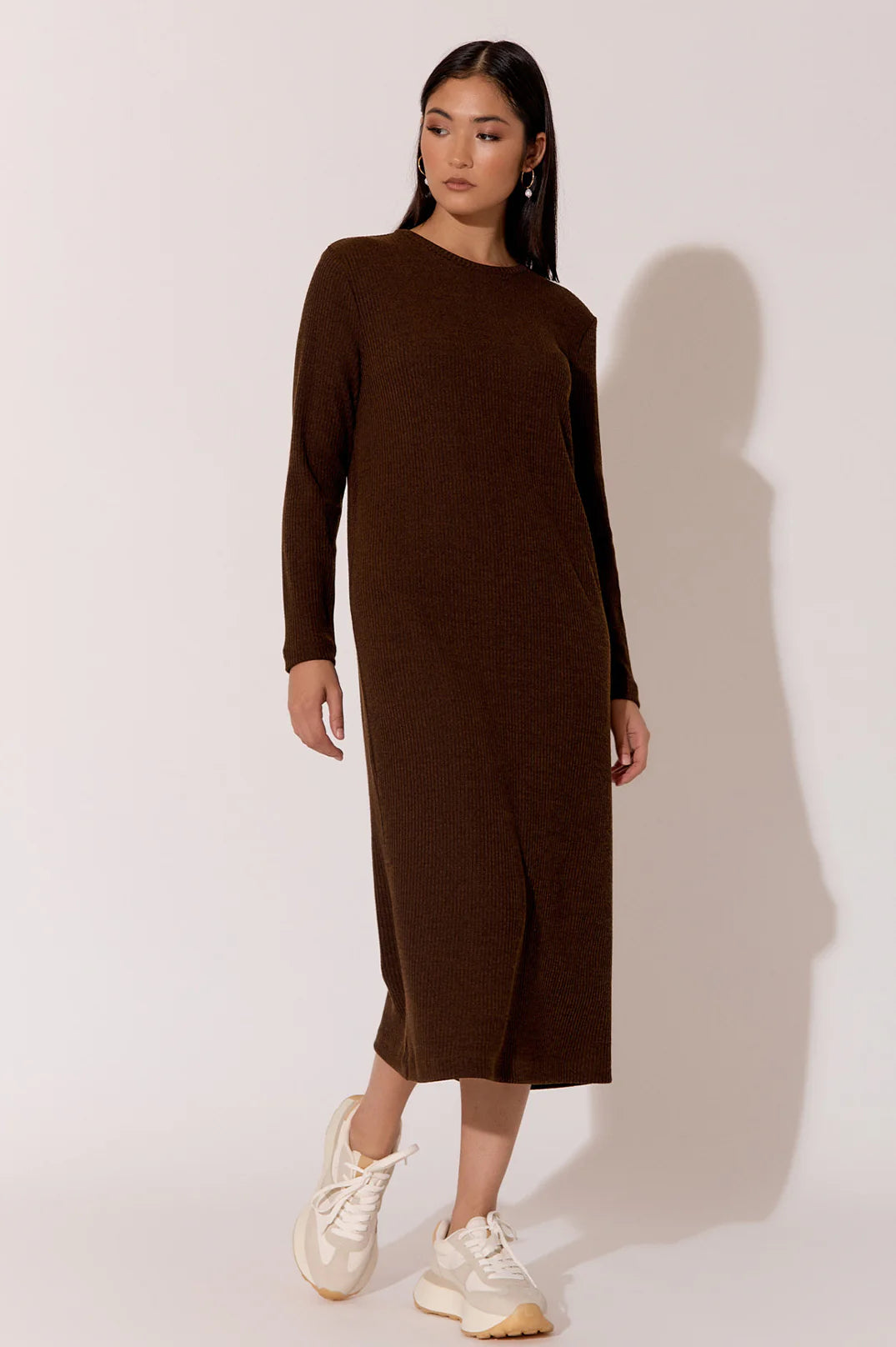 Adorne Brielle Knit Dress Chocolate