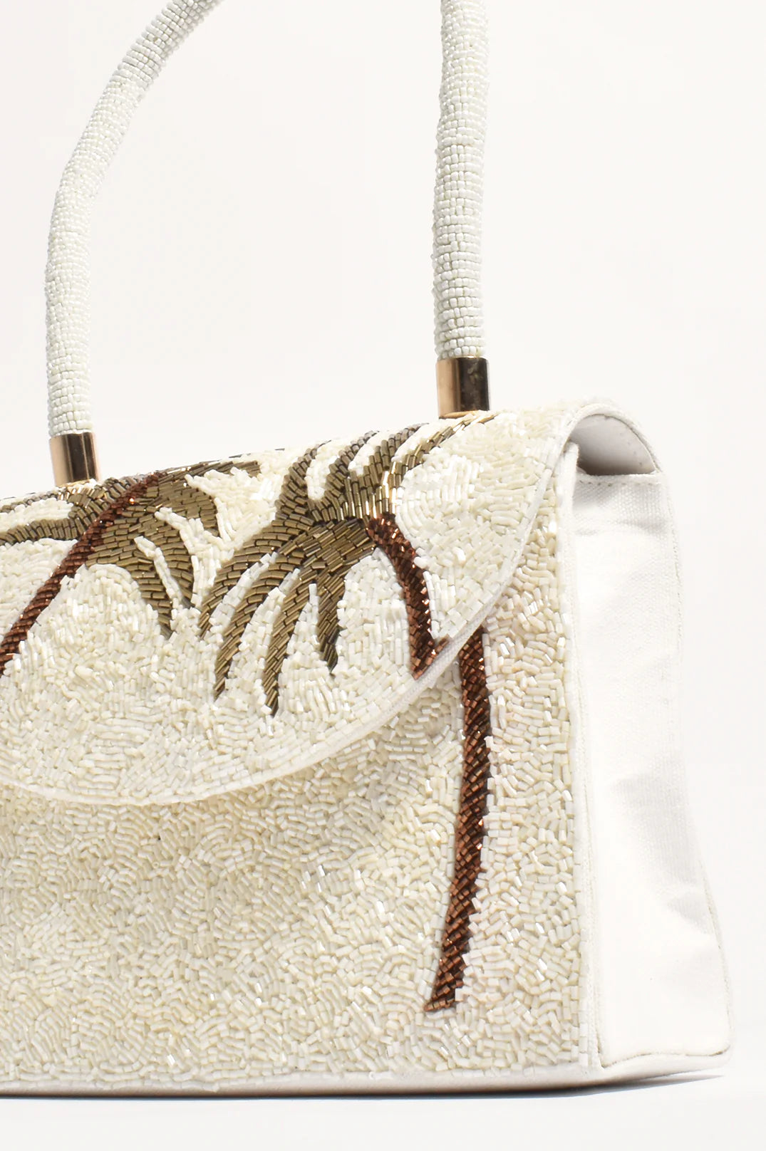 Patricia Palm Beaded Bag