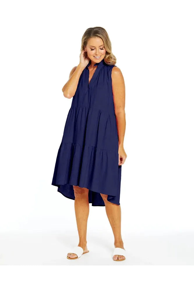 Betty Basics Libby Dress Navy