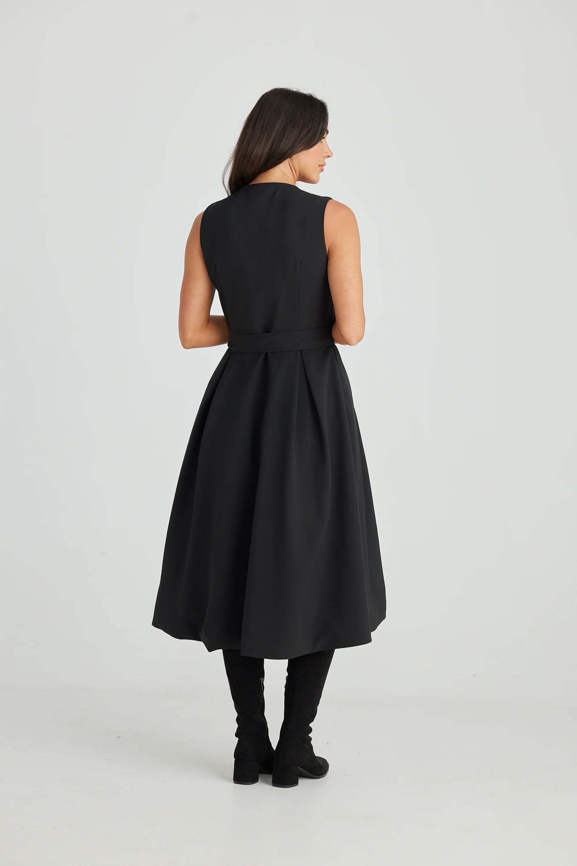 Brave and True Allen Dress Black