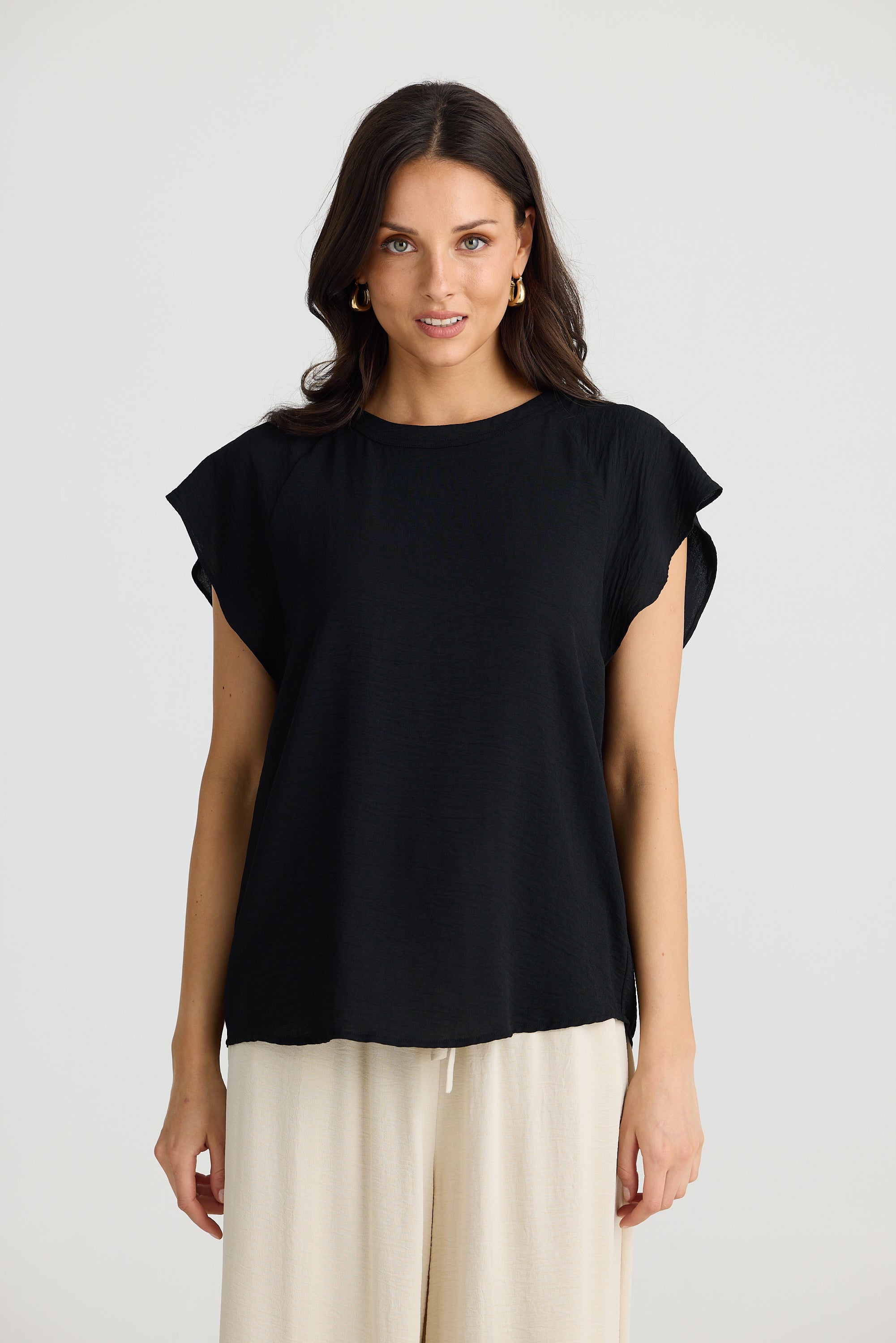 Brave and True Boulevard Top Black