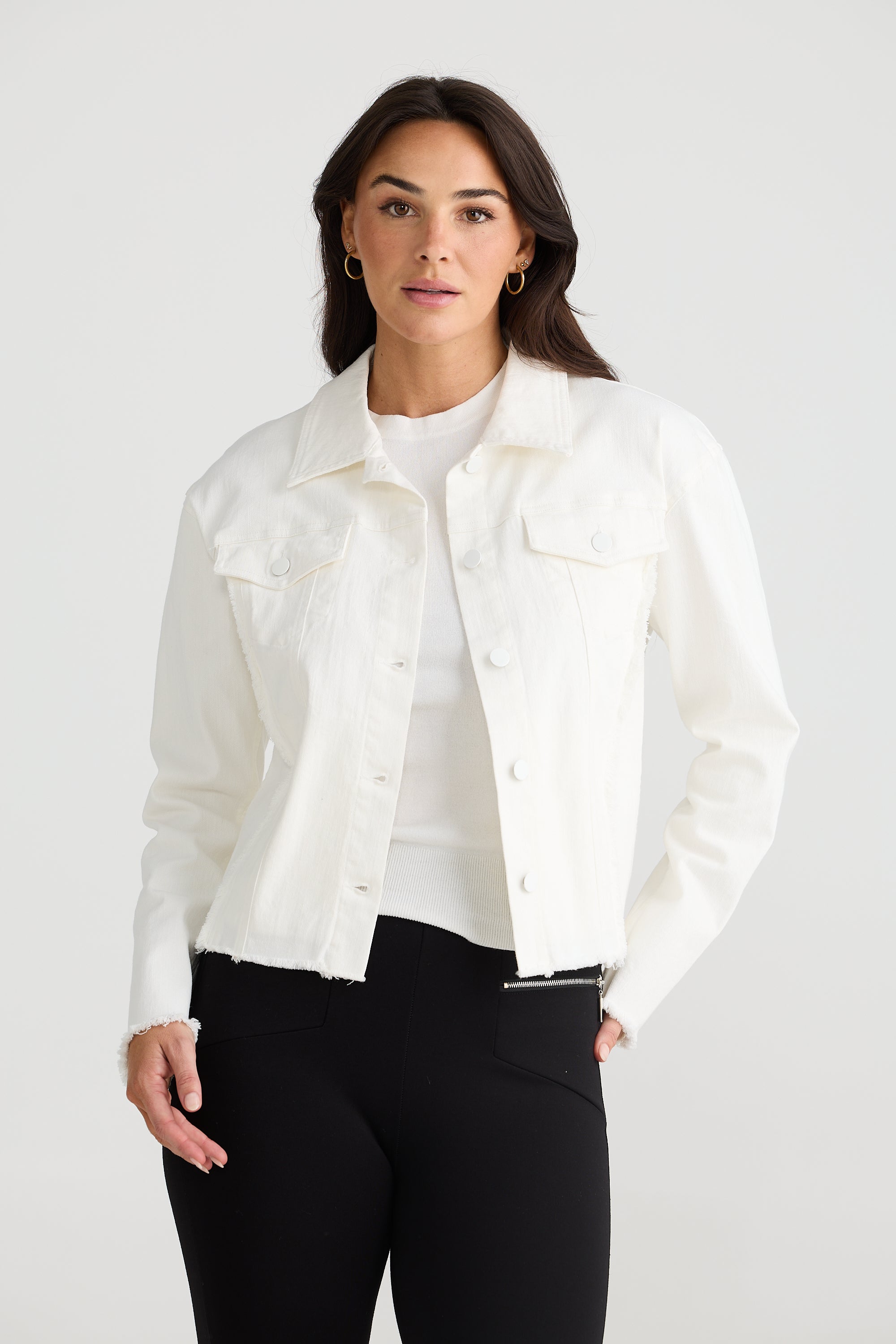 Brave and True Rodeo Jacket White