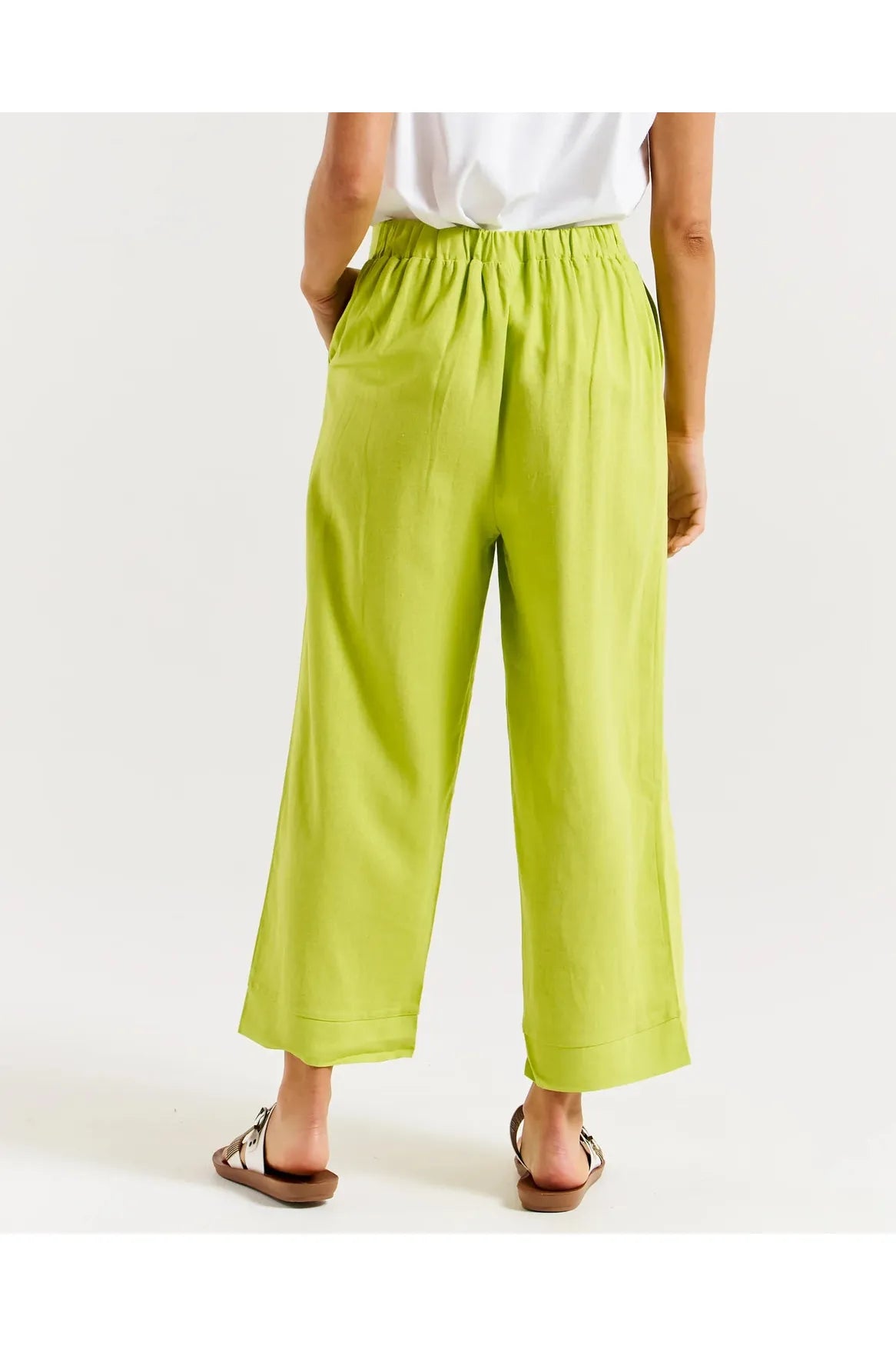 Betty Basics Parker Pant - Lime Green