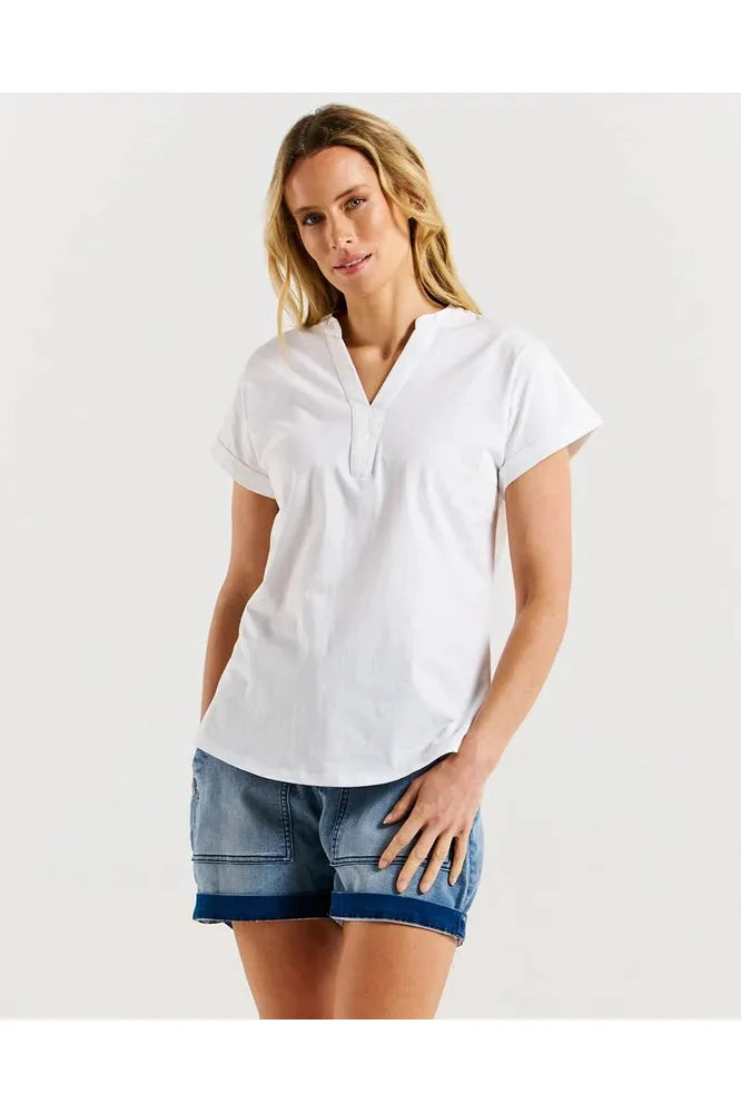 Betty Basics Birdie Tee White