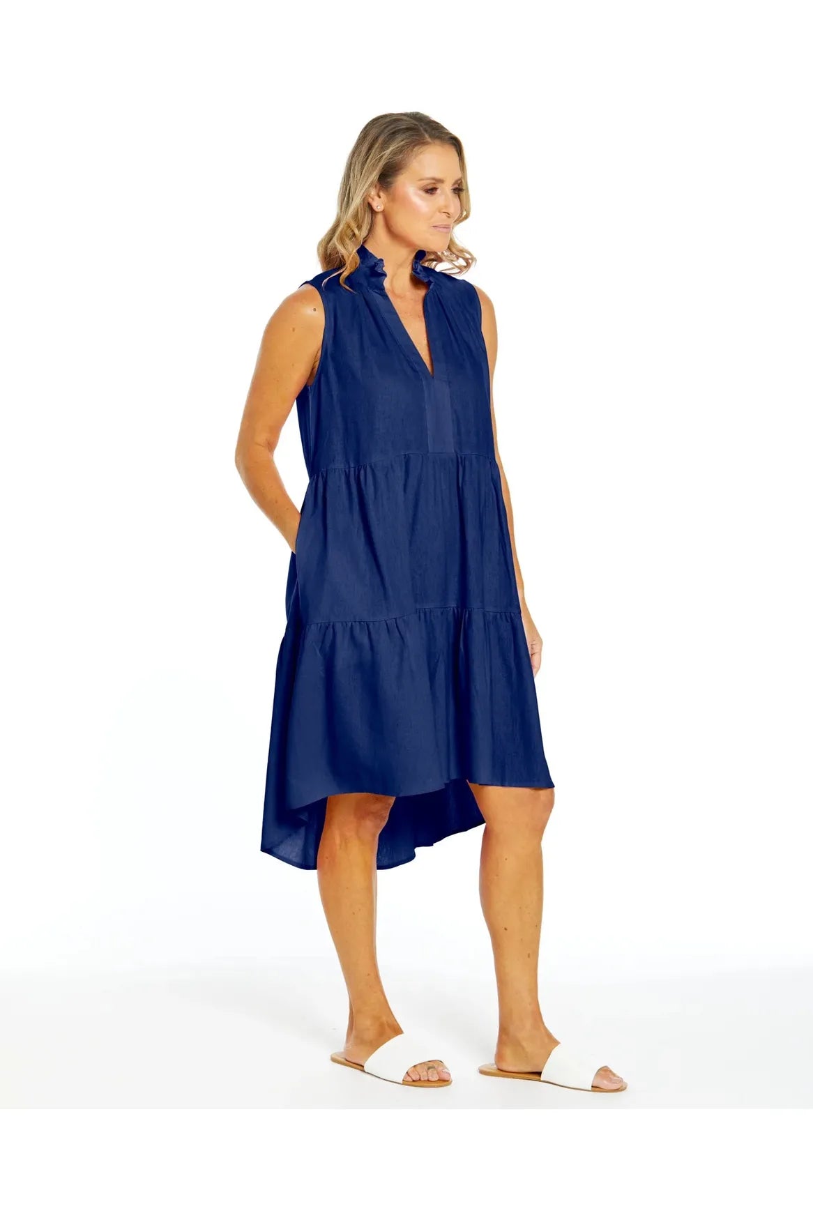 Betty Basics Libby Dress Navy