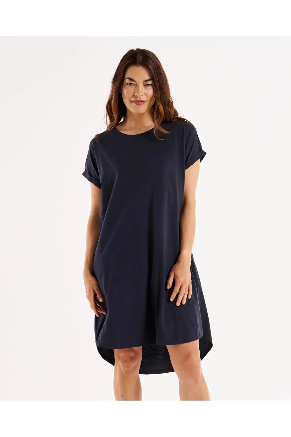 Betty Basics Maxine T Shirt Dress Coal