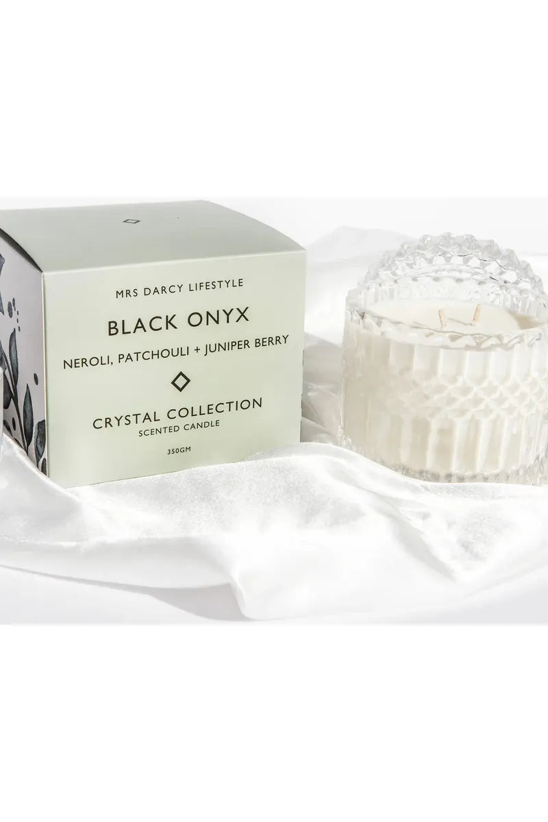 Mrs Darcy Black Onyx Candle - Neroli, Patchouli, Juniper Berry