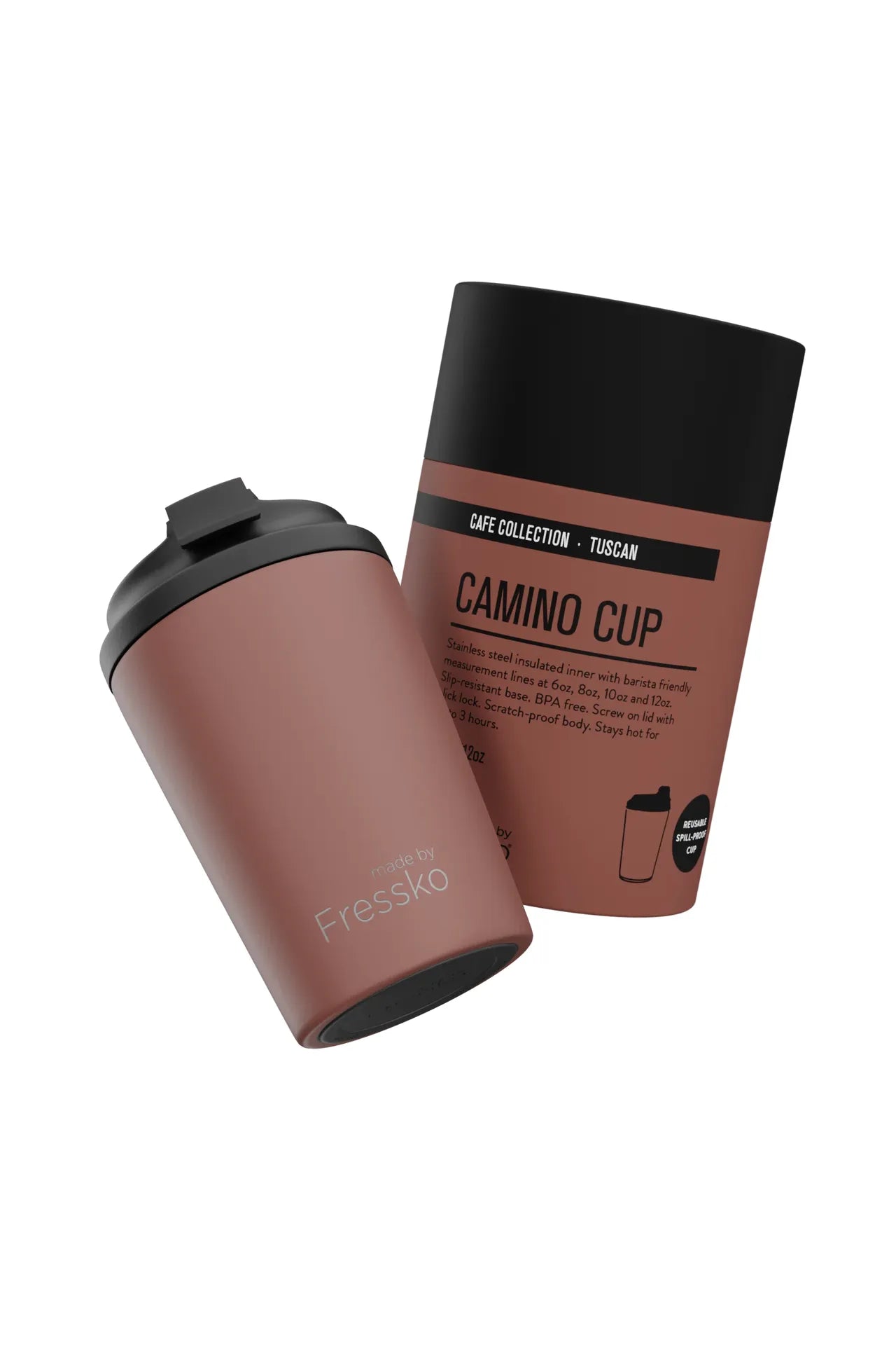 Fressko Reusable Cup Camino 12oz - 7 Colours