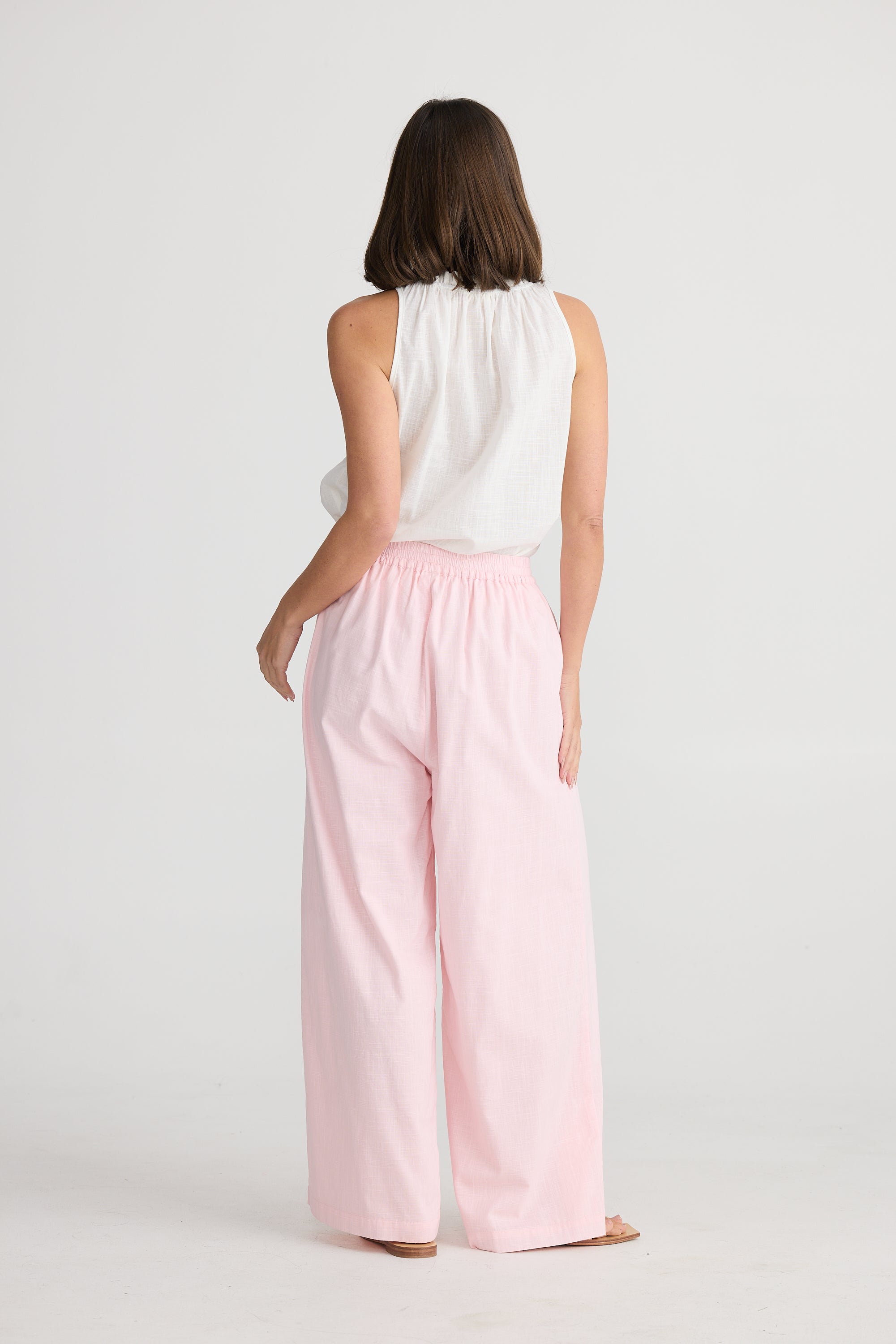 Holiday Playa Cotton Pants Pink