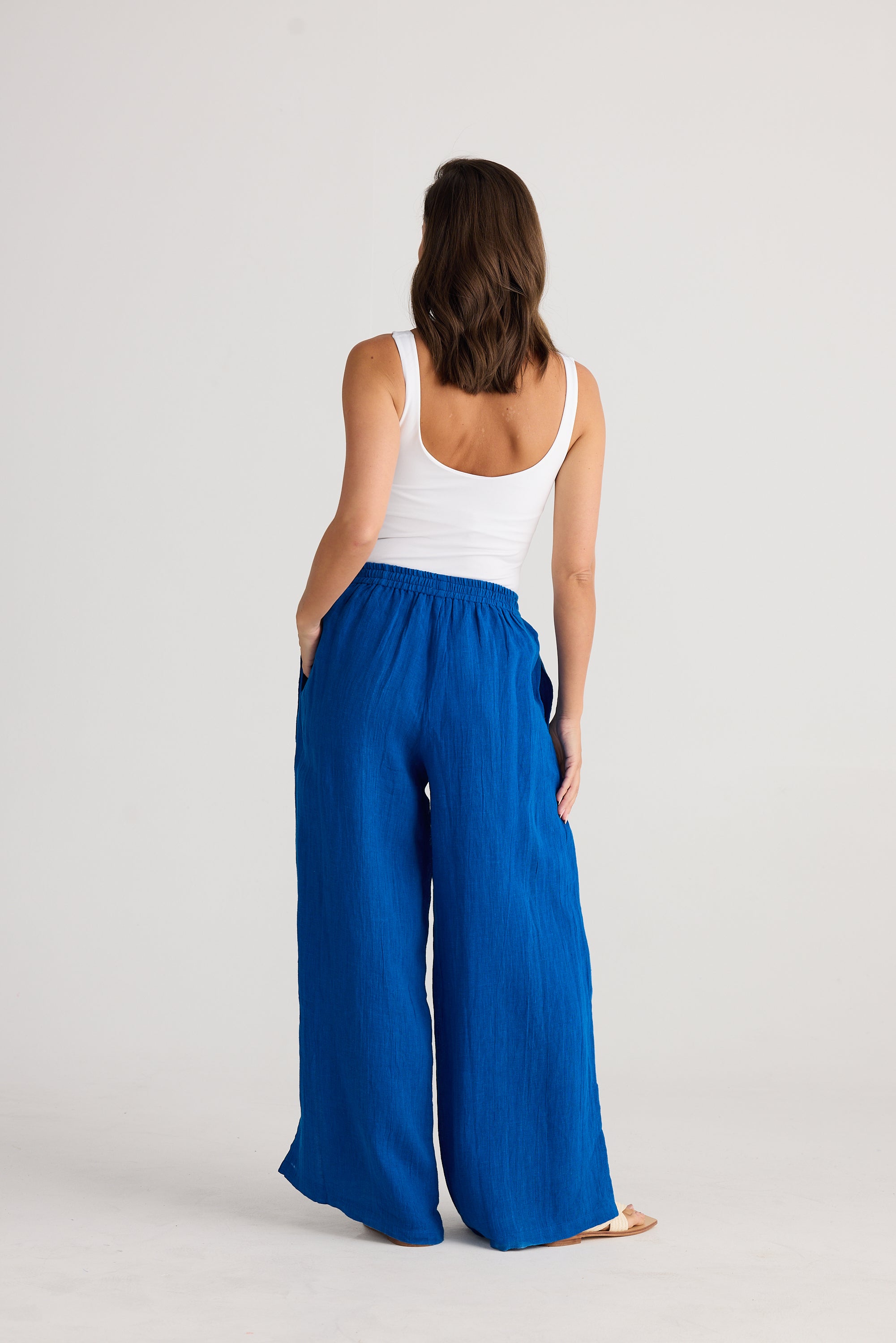 Holiday Fly Away Pant Sapphire Gauze