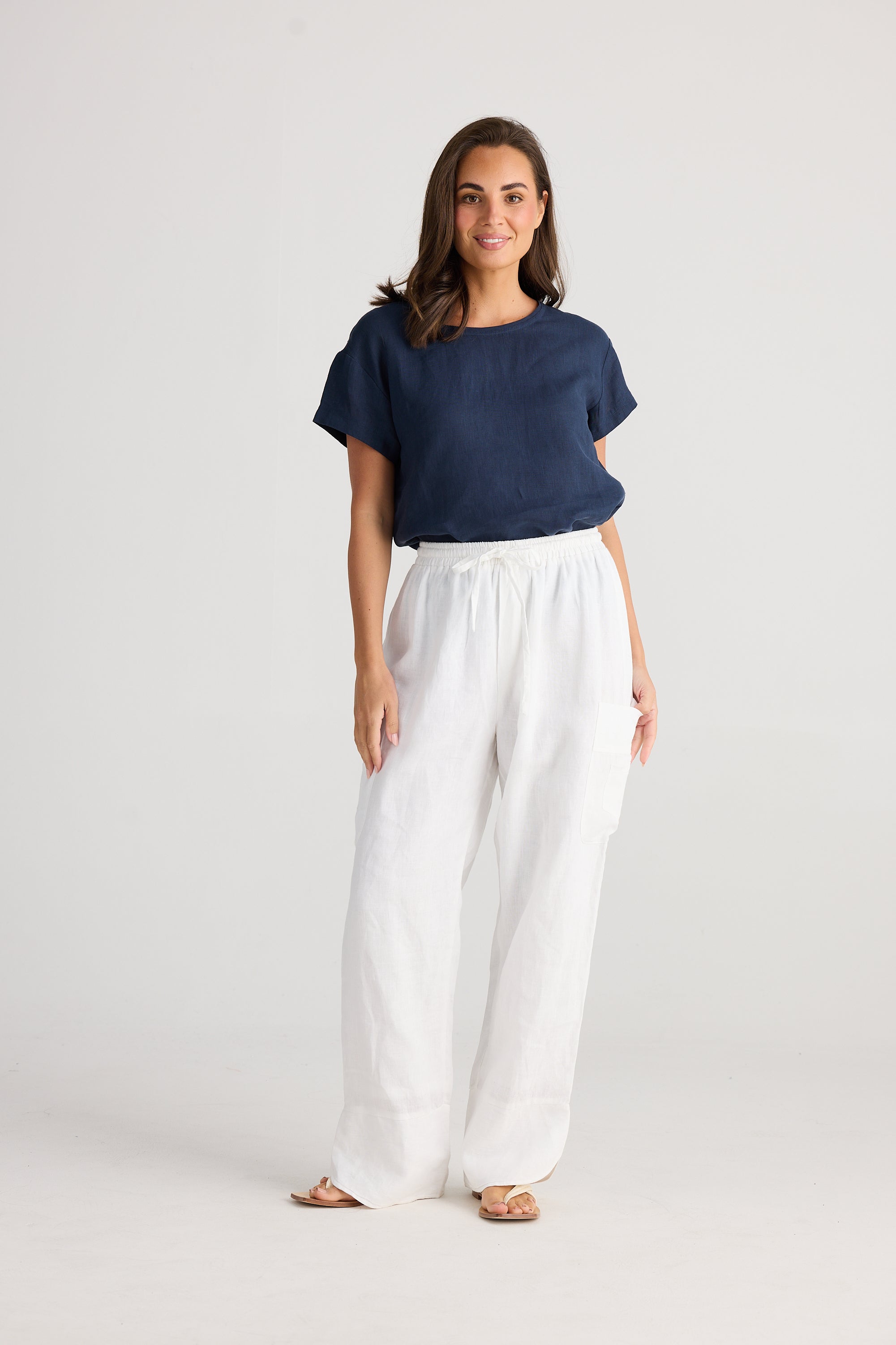 Holiday Cliffside Pant White