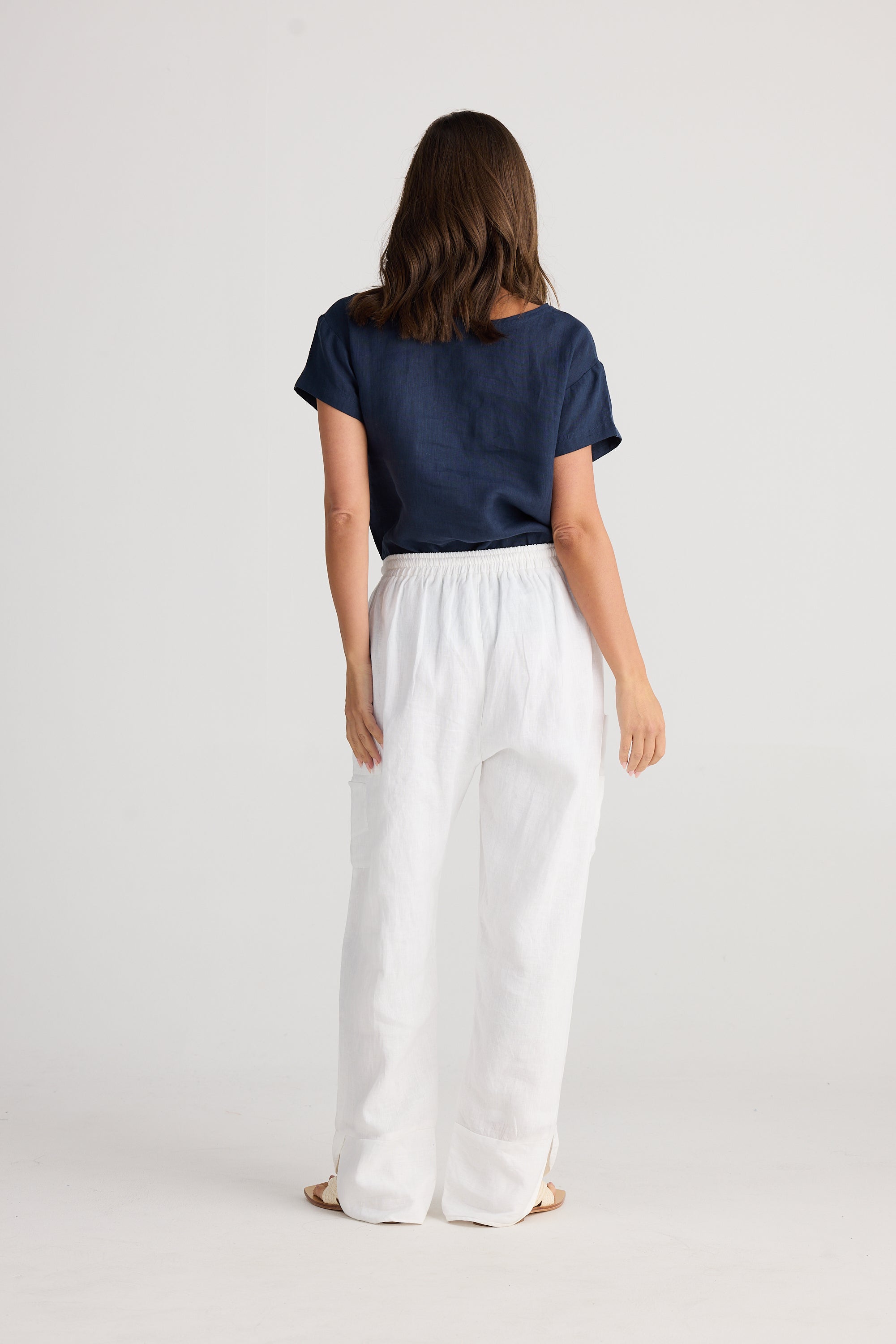 Holiday Cliffside Pant White