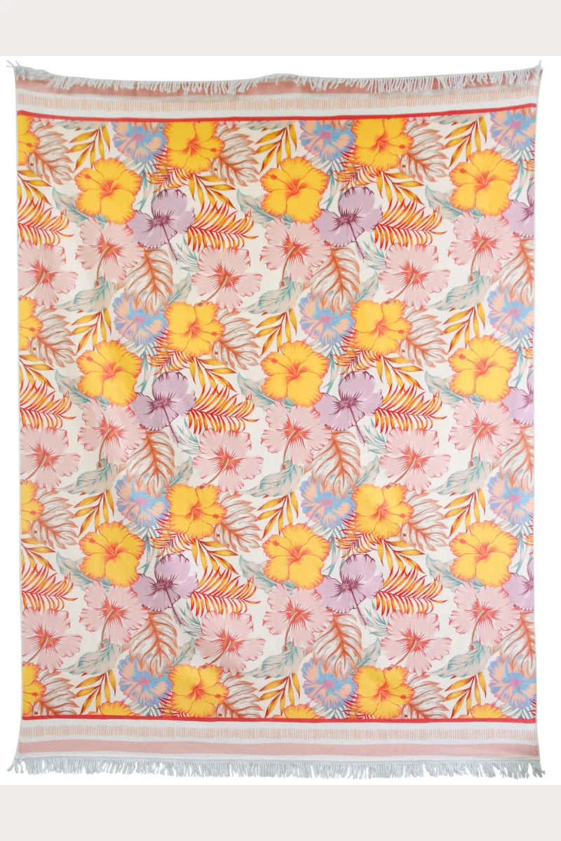 Beach Towel XL Hibiscus