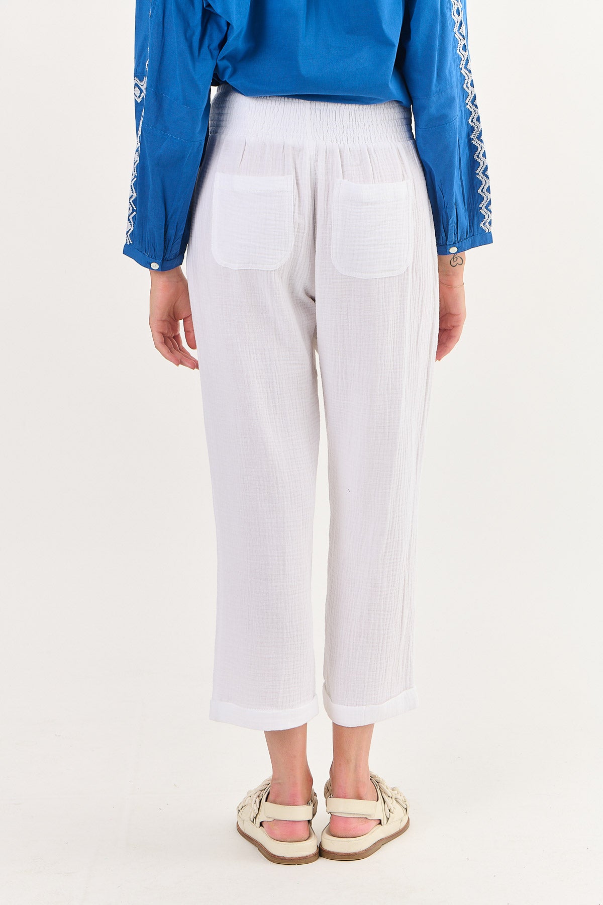 Namastai Cotton Pants - White