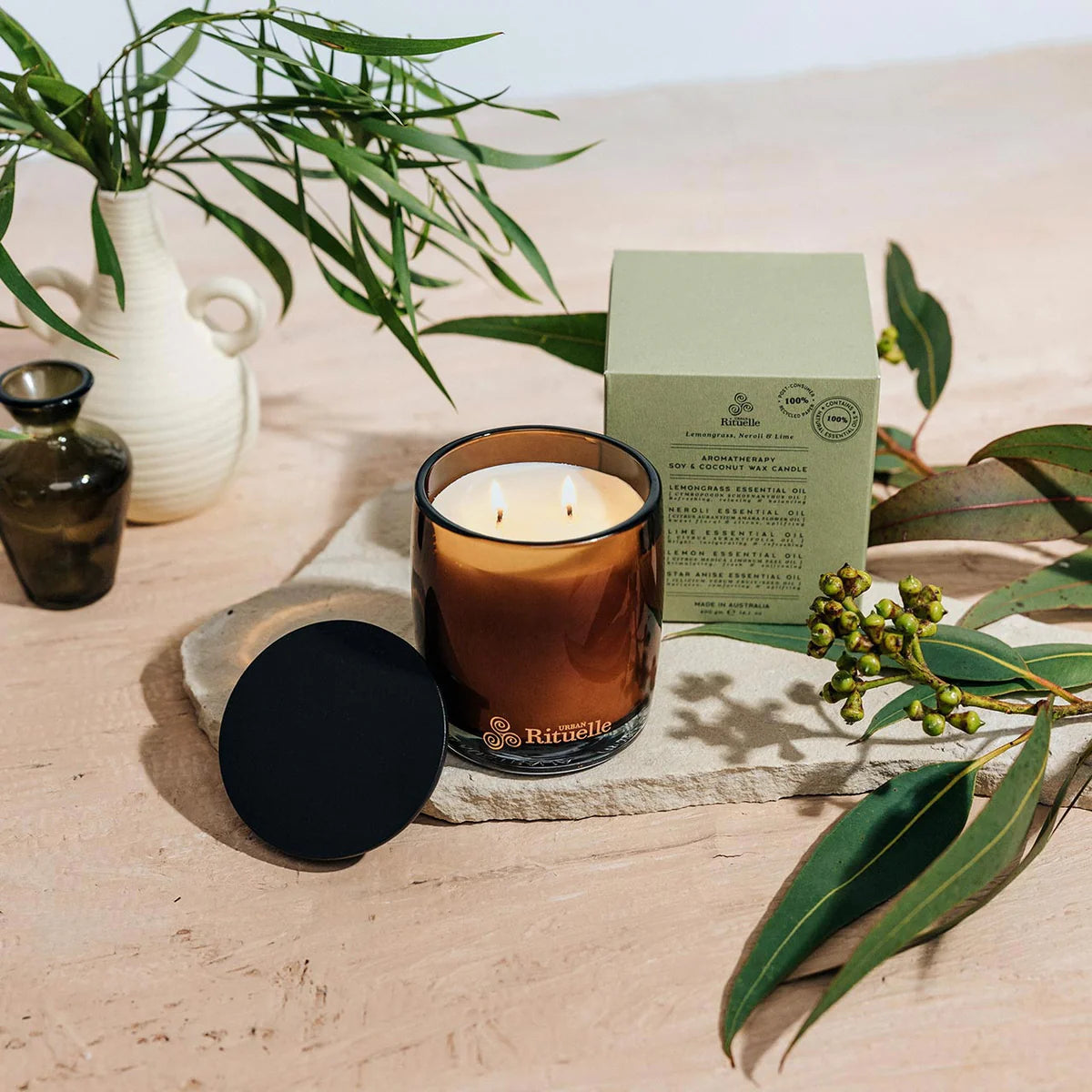 Urban Rituelle Lemongrass Neroli Lime Soy Candle