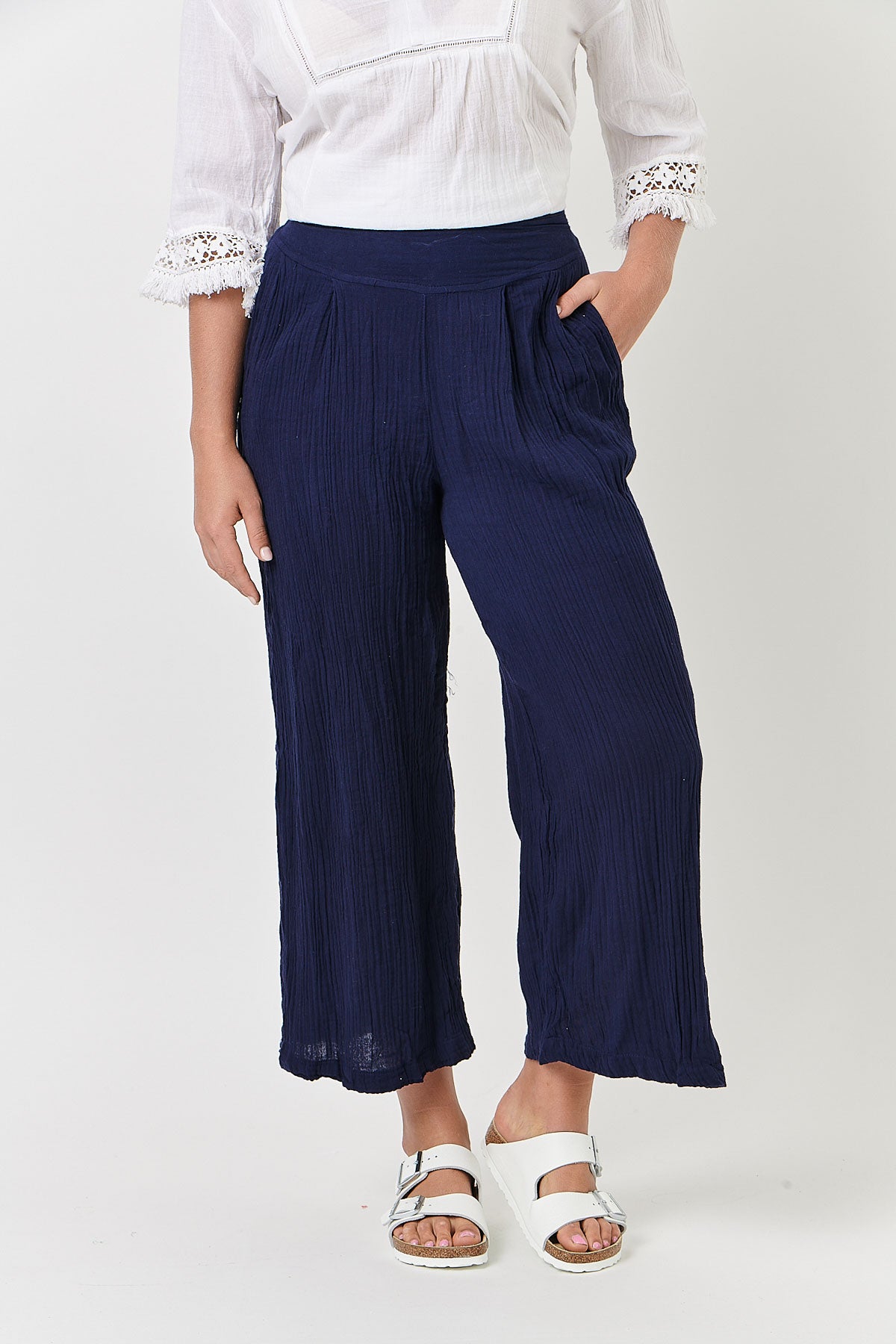 Namastai Cotton Navy Pants