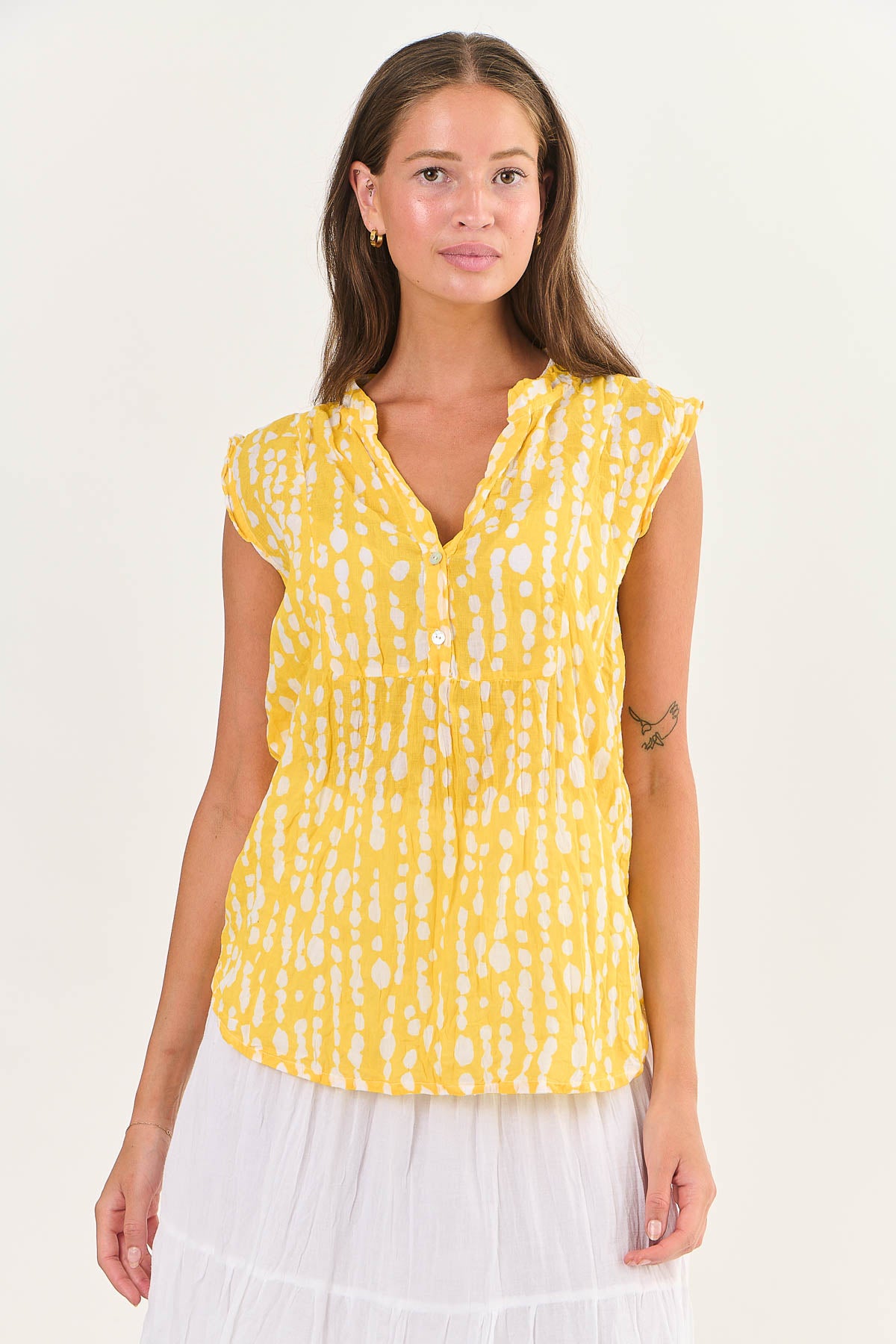 Namastai Sleeveless Top Mimosa Pearl