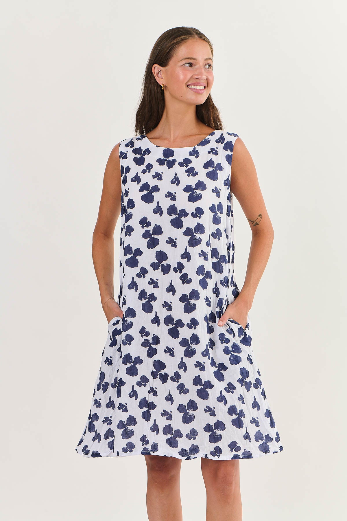 Namastai Shift Dress Bluebell