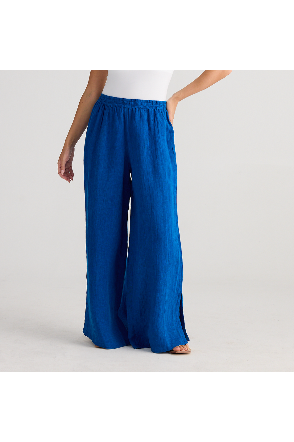 Holiday Fly Away Pant Sapphire Gauze