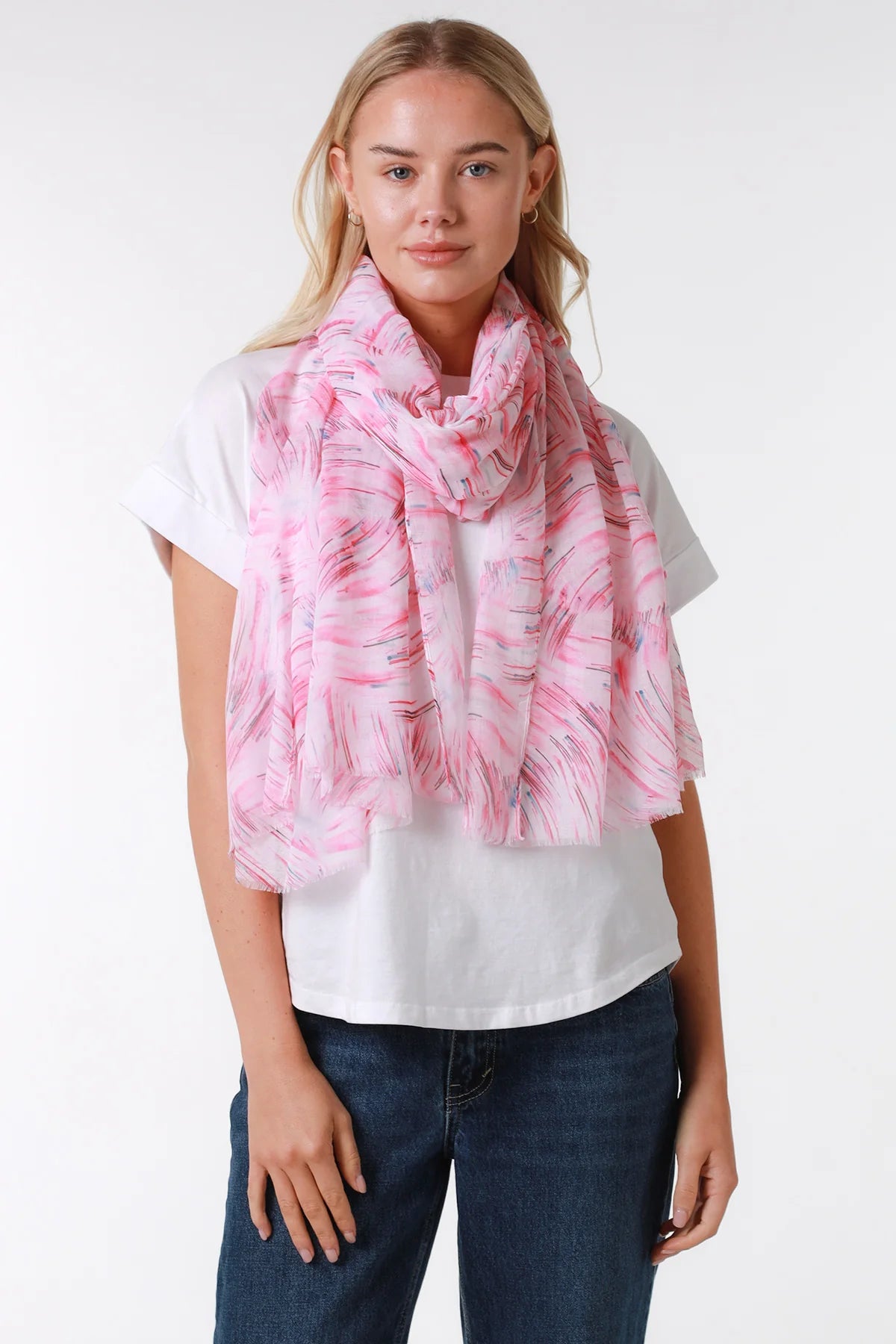 Pink Strike Scarf