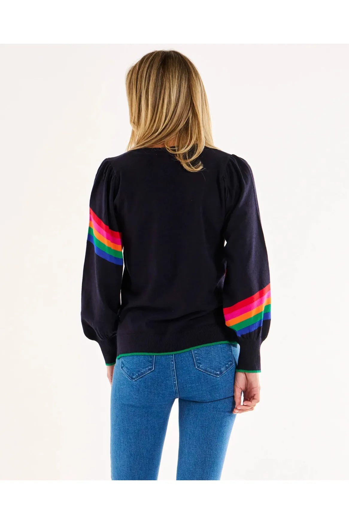 Betty Basics Tori Jumper Navy Rainbow