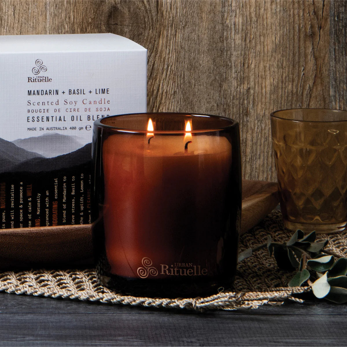 Urban Rituelle Mandarin Basil Lime Soy Candle