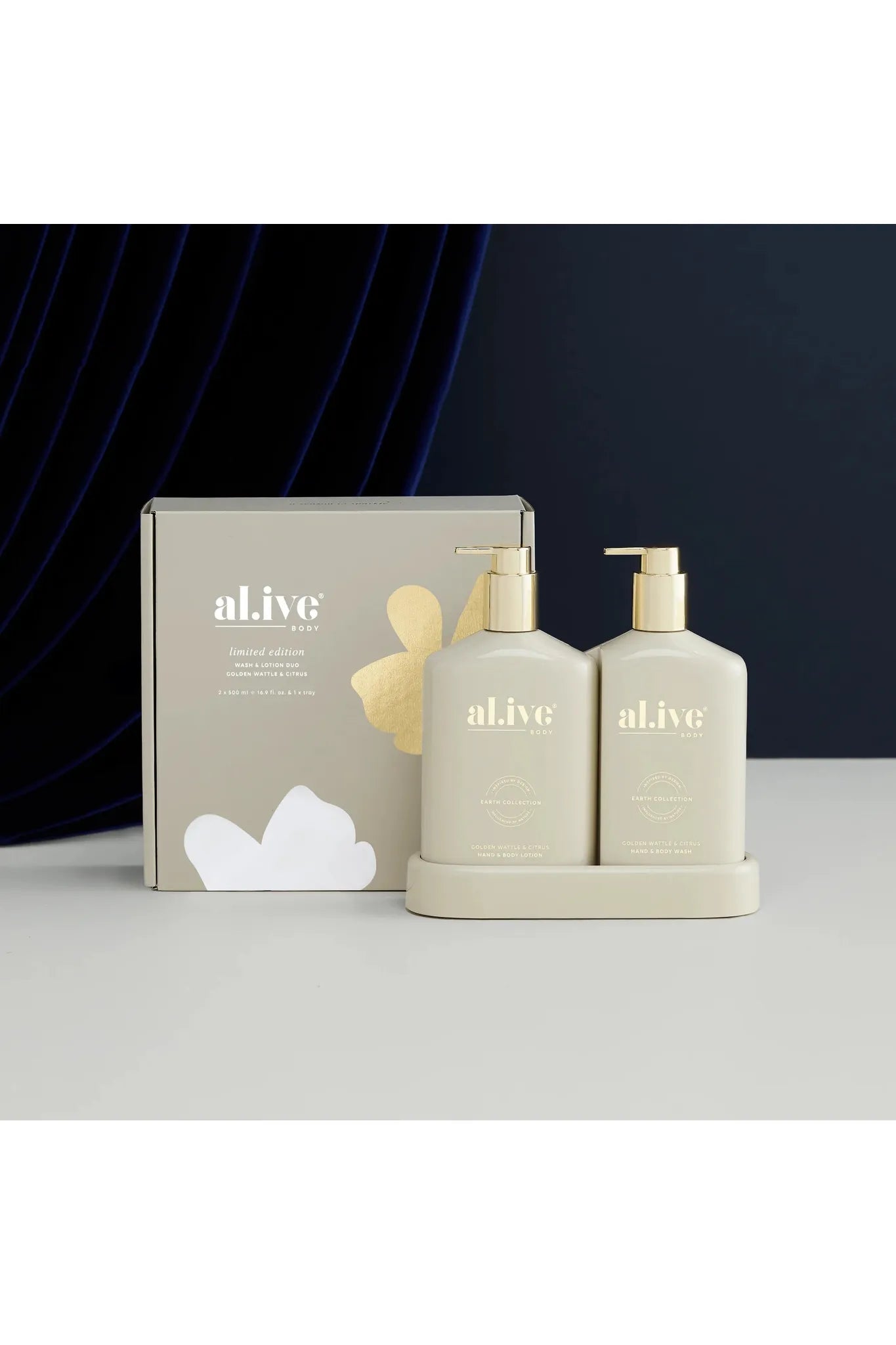 al.ive Golden Wattle and Citrus Wash and Lotion Duo Limited Edition