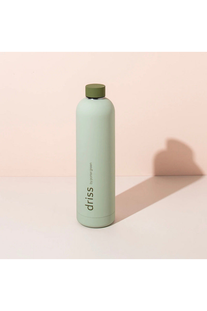 Insulated Stainless Steel Bottle Carlow - Olive + Moss